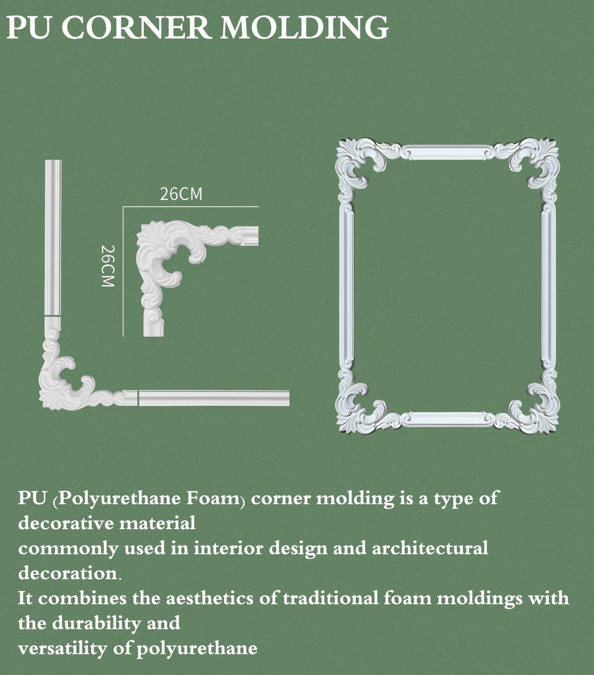 PU Corner Molding